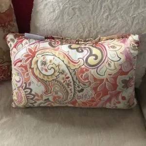 Raymond Waites Accents Beautiful Paisley Accent Pillow By